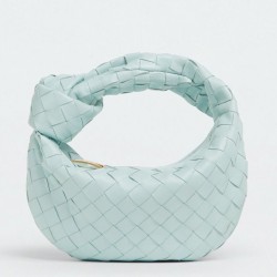 Replica Bottega Veneta BV Jodie Mini Bag Teal Washed Intrecciato Lambskin