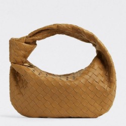 Replica Bottega Veneta BV Jodie Teen Bag Caramel Intrecciato 