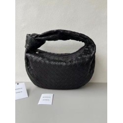 Replica Bottega Veneta BV Jodie Teen Bag Black Intrecciato 