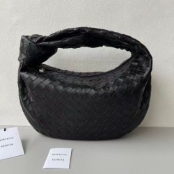 Replica Bottega Veneta BV Jodie Teen Bag Black Intrecciato 