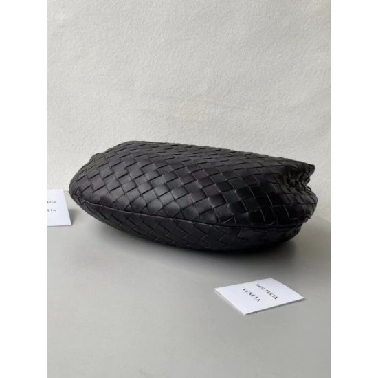 Replica Bottega Veneta BV Jodie Teen Bag Black Intrecciato 