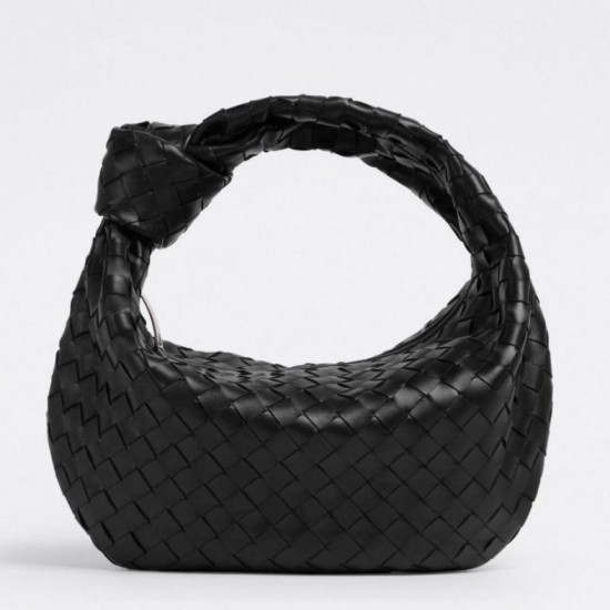 Replica Bottega Veneta BV Jodie Teen Bag Black Intrecciato 
