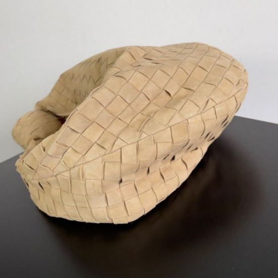 Replica Bottega Veneta BV Jodie Teen Bag Porridge Suede Calfskin