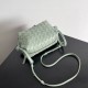 Replica Bottega Veneta Small Loop Crossbody Bag Sauge Intrecciato Lambskin Fake Bottega Veneta Small Loop Crossbody Bag Sauge Intrecciato Lambskin Replica