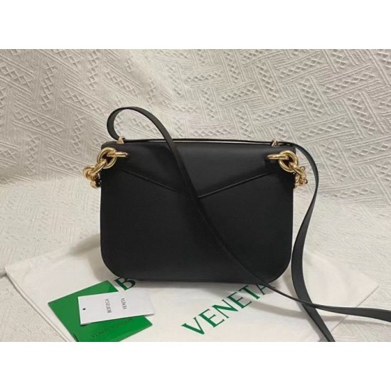 Fake Bottega Veneta Mount Medium Envelope Bag Black Calfskin Replica