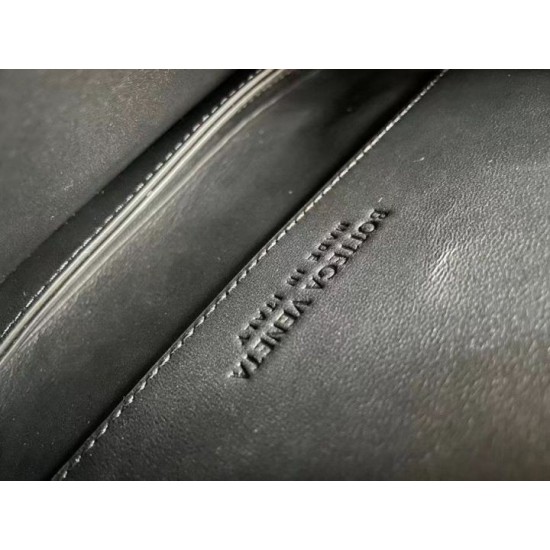 Fake Bottega Veneta Mount Medium Envelope Bag Black Calfskin Replica