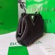 Fake Bottega Veneta Small Point Bag Black Quilted  Replica