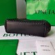 Fake Bottega Veneta Small Point Bag Black Quilted  Replica
