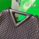 Fake Bottega Veneta Small Point Bag Black Quilted  Replica