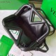 Fake Bottega Veneta Small Point Bag Black Quilted  Replica