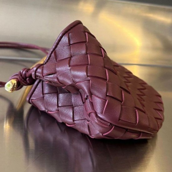Replica Bottega Veneta Sardine Mini Bag Barolo Intrecciato Lambskin