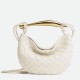 Replica Bottega Veneta Sardine Mini Bag White Intrecciato Lambskin