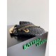 Replica Bottega Veneta Sardine Small Bag with Chain Black Lambskin Replica Bottega Veneta Sardine Small Bag with Chain Black Lambskin