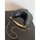 Replica Bottega Veneta Sardine Small Bag with Chain Black Lambskin Replica Bottega Veneta Sardine Small Bag with Chain Black Lambskin