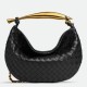 Replica Bottega Veneta Sardine Small Bag with Chain Black Lambskin Replica Bottega Veneta Sardine Small Bag with Chain Black Lambskin