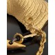 Replica Bottega Veneta Sardine Small Bag with Chain Natural Raffia