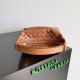 Fake Bottega Veneta Mini Wallace Bag Brown Intrecciato Calfskin Replica