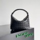 Replica Bottega Veneta Mini Wallace Bag Black Intrecciato Calfskin