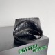 Replica Bottega Veneta Mini Wallace Bag Black Intrecciato Calfskin