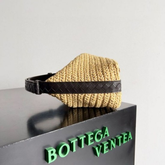 Replica Bottega Veneta Mini Wallace Bag Natural Raffia