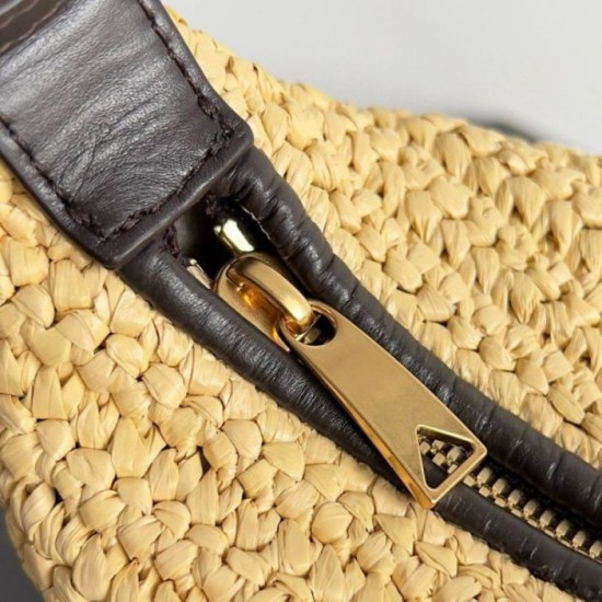 Replica Bottega Veneta Mini Wallace Bag Natural Raffia