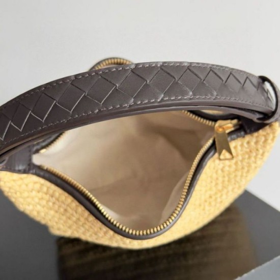 Replica Bottega Veneta Mini Wallace Bag Natural Raffia
