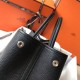 Replica Hermes Garden Party 36 Bag Black Clemence Calfskin