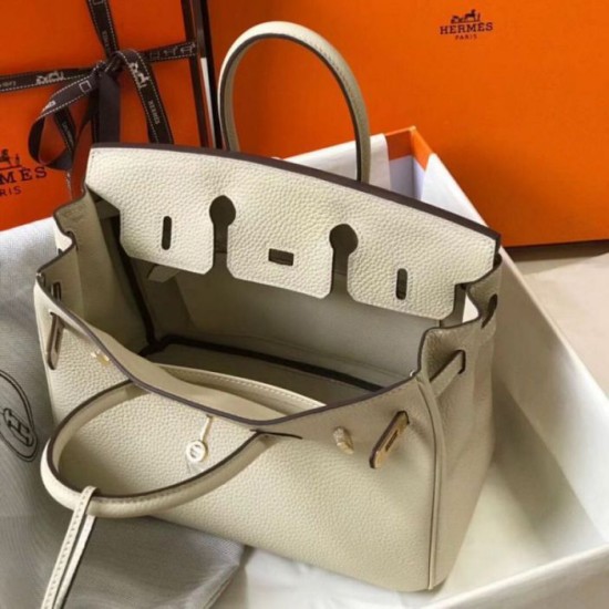 Fake Hermes Birkin 25cm Bag Beton Clemence  Replica