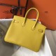 Replica Hermes Birkin 25cm Bag Soleil Clemence 