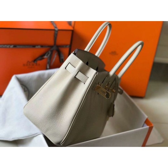 Fake Hermes Birkin 30cm Bag Beton Clemence  Replica