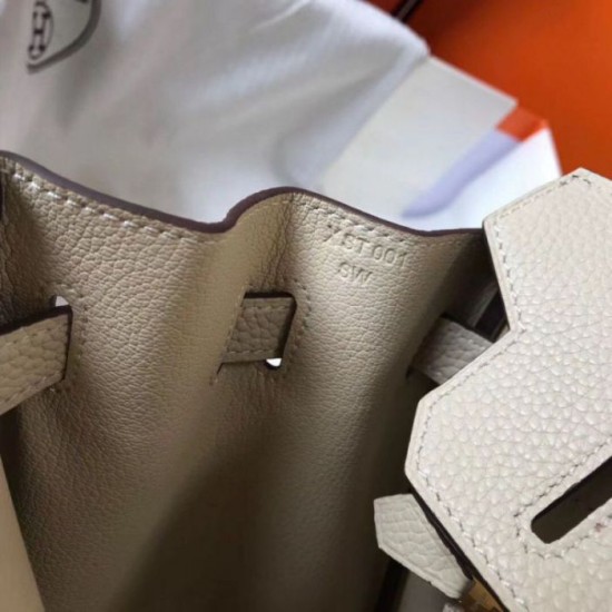 Fake Hermes Birkin 30cm Bag Beton Clemence  Replica