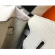 Replica Hermes Pearl Grey Clemence Birkin 30cm Bag GHW