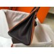 Fake Hermes Tri-Color Birkin 35cm Bag Orange/White/Black Clemence  Replica