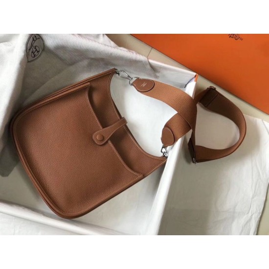 Replica Hermes Evelyne III 29 PM Bag Gold Clemence 