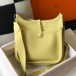 Replica Hermes Evelyne III 29 PM Bag Jaune Poussin Clemence 