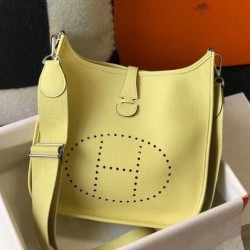 Replica Hermes Evelyne III 29 PM Bag Jaune Poussin Clemence 