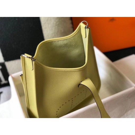 Replica Hermes Evelyne III 29 PM Bag Jaune Poussin Clemence 