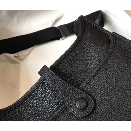 Replica Hermes Evelyne III 29 PM Bag Black Clemence 