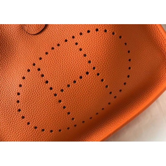 Replica Hermes Evelyne III 29 PM Bag Orange Clemence 