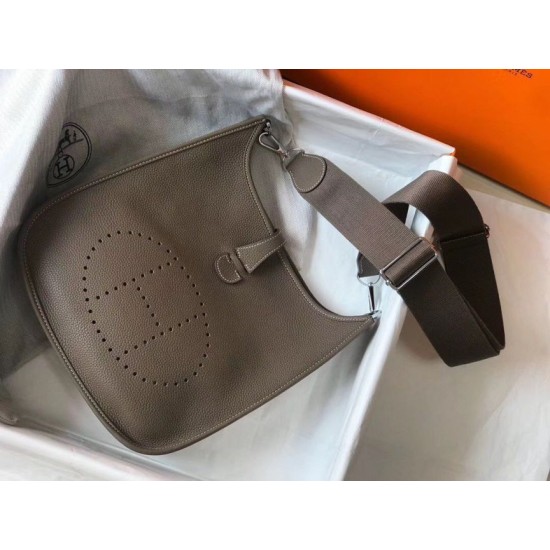 Replica Hermes Evelyne III 29 PM Bag Taupe Clemence 