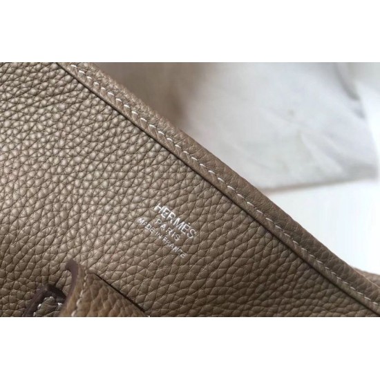 Replica Hermes Evelyne III 29 PM Bag Taupe Clemence 
