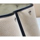 Fake Hermes Garden Party 36cm Bag Toile and Black  Replica
