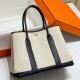 Fake Hermes Garden Party 36cm Bag Toile and Black  Replica
