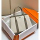 Replica Hermes Garden Party 36cm Bag Toile and Taupe 