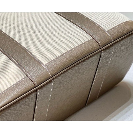 Replica Hermes Garden Party 36cm Bag Toile and Taupe 