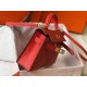 Replica Hermes Kelly Mini II Bag Rouge Casaque Epsom 