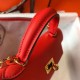 Replica Hermes Kelly Mini II Bag Rouge Casaque Epsom 