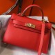 Replica Hermes Kelly Mini II Bag Rouge Casaque Epsom 