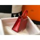 Fake Hermes Kelly Mini II Bag Red Embossed Crocodile  Replica