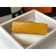 Replica Hermes Kelly Mini II Bag Yellow Embossed Crocodile 